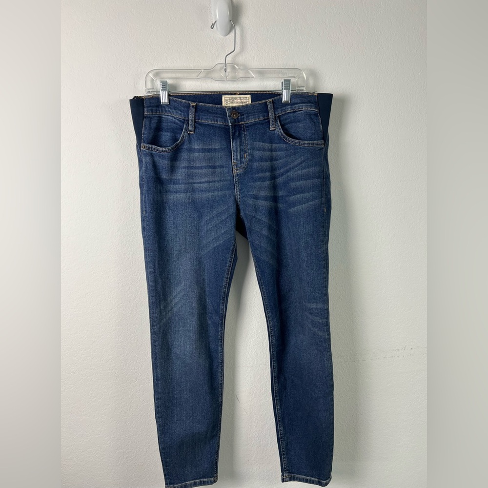 Current/Elliott Hatch Maternity Stiletto Blue Jeans